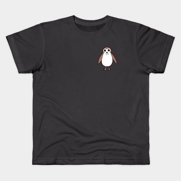 Galactic Puffin Kids T-Shirt by semarino